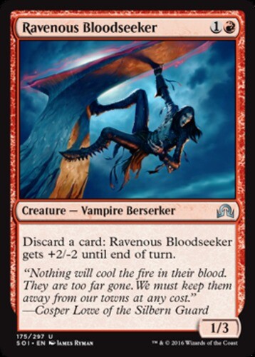 Ravenous Bloodseeker 4x FOIL SOI MTG Shadows Over Innistrad Uncommon MINT red Ravenous Bloodseeker 4x FOIL SOI MTG Shadows Over Innistrad Uncommon MINT red