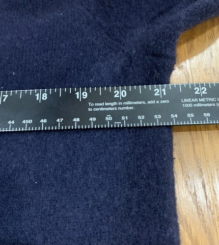 Polo Ralph Lauren Herren 100 % Lämmer Wolle V-Ausschnitt marineblau Pullover Gr. L läuft schmal - Bild 8 von 8