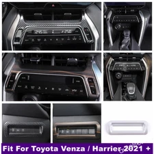 Accessories Center Air AC Control Panel Cover For Toyota Venza Harrier 2021-2024