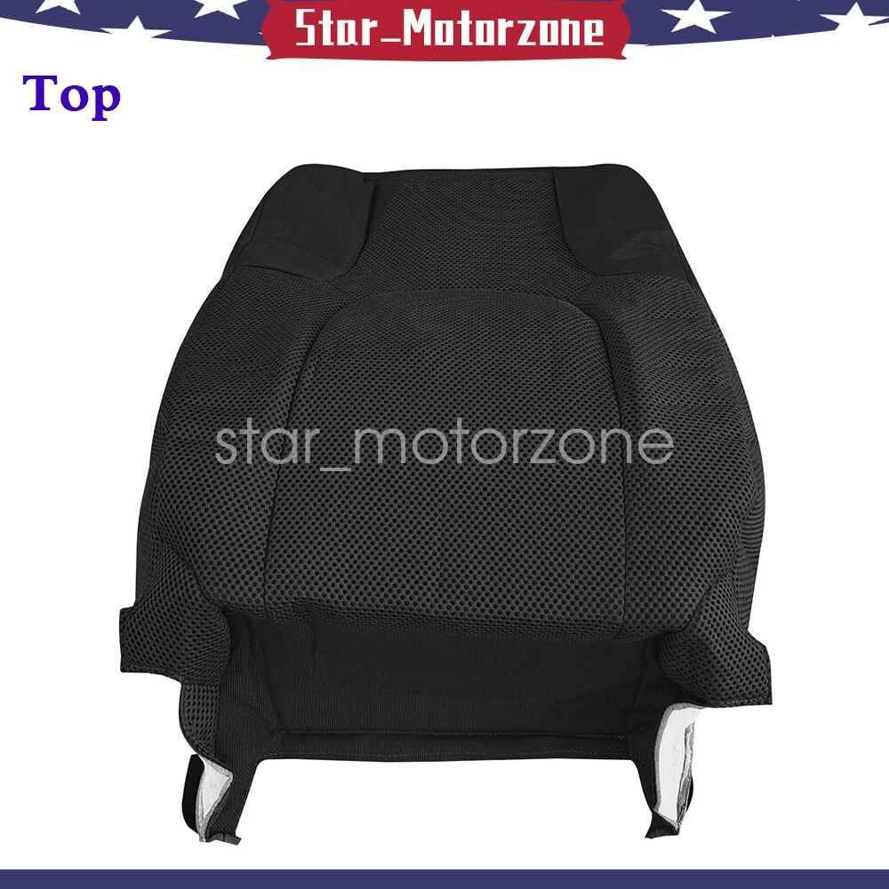 Driver Top Lean Back Cloth Seat Cover Dark Gray For 05-21 Nissan Frontier
