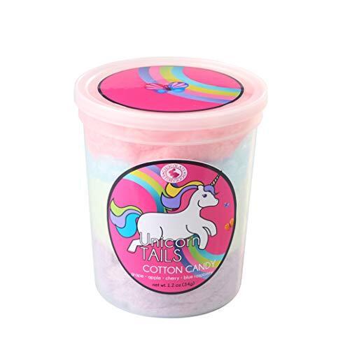 Unicorn Tail Gourmet Flavored Cotton Candy â€“ Unique Idea for Holidays, Birthda