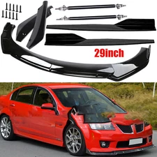For Pontiac G8 GTO Front Bumper Lip Splitter Spoiler Body Kit Side Skirt
