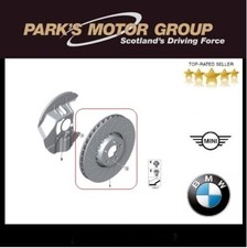 Genuine BMW Front Brake Discs BMW M5 E60/E61, M6 E63/E64 34112282805 34112282806