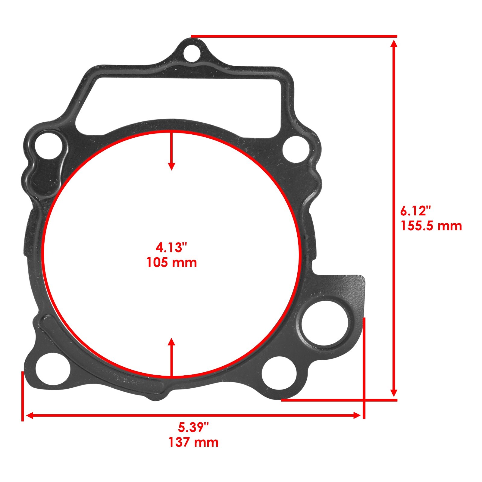 cylinder-head-gasket-fits-yamaha-yz450f-2006-2007-2008-2009-ebay
