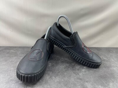 Vans X Marvel sneakers Women 7M Black Widow Shoes Leather