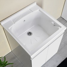 Mobile lavatoio colorato 60x50 con vasca in plastica Resina PP ZARA