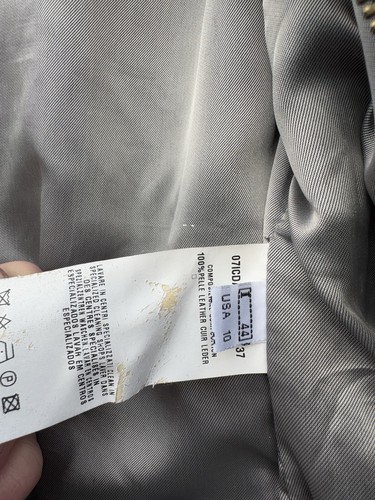 Roberto Cavalli Vintage Lederjacke Größe 44 Made In Romania - Bild 10 von 15