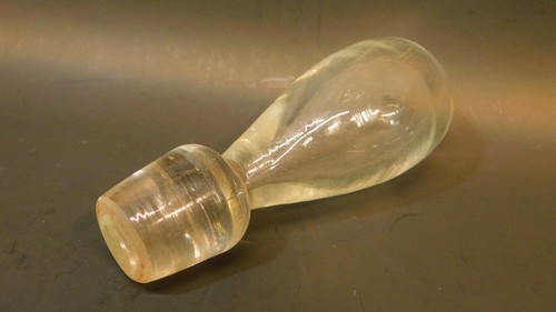 Vintage Clear Glass or Crystal Stopper - Picture 5 of 6