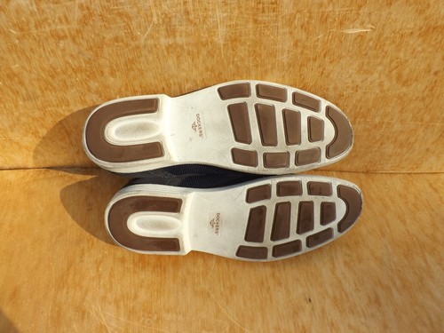 Size 12M Dockers PRIVETT Men Plain Toe Casual Shoes- Navy/Grey- Knit/Suede Top - Picture 10 of 10