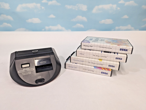 SEGA Genesis Master System / Power Base Converter with MEGA drive Games
