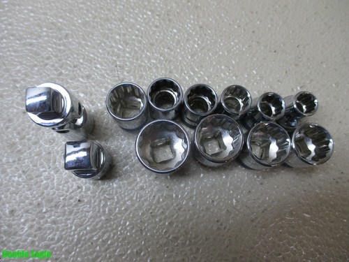 KT Pro 3/8" Drive Socket Set A3004MR Metric Very Gently Used Condition 15 Piece - Picture 7 of 9
