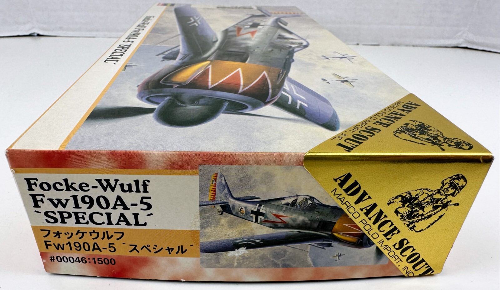 Maquette Hasegawa 1/48 Focke-Wulf Fw190A-5 & BMW 327, Neuve