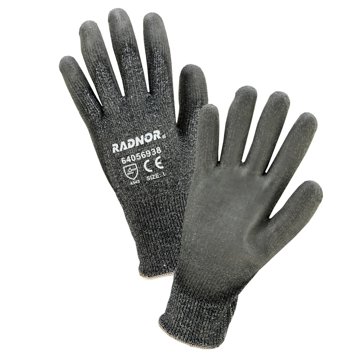 Radnor 64056940 13 Gauge Glass Polyethylene Nylon 2XL Gloves 2 Pairs
