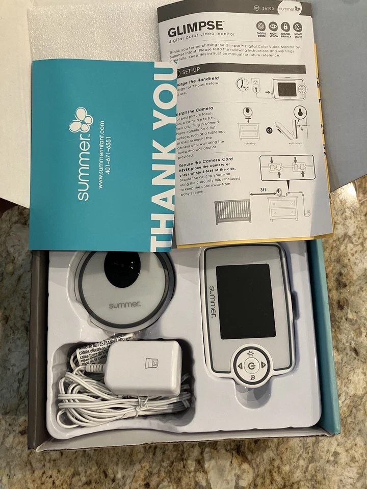 Nuevo Summer Glimpse 2.8' Color Video Monitor Bebé Zoom Digital Visión Nocturna 36190 Foto 2 de 4