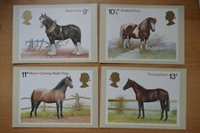 POSTKARTEN Briefmarken PFERDE POSTFRISCH