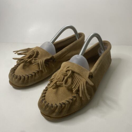 Minnetonka Mokassinschuhe Damen Buckskin Fahren Mokassin Schuhe 407T - US 9,5 - Bild 4 von 12