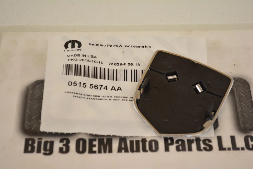 Dodge Caliber Challenger хром Ram решетка логотип шильдик черный новый OE 5155674AA - Изображение 3 из 3