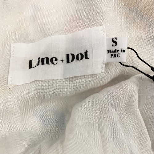 Line & Dot Fleur Kleid Gr. Small tiefer V-Ausschnitt neu mit Etikett - Bild 6 von 8