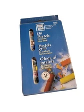 Loew Cornell LC Beautifully Blending Oil Pastels 12 Colors Non Toxic Arts Crafts
