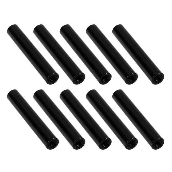 10 StüCk M3 X 30Mm Runde Spalte Abstandshalter Bolzen Verschluss Schwarz-image