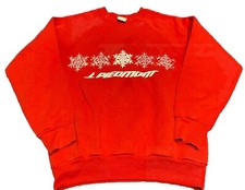 Vintage Piedmont Airlines Made In USA Sweatshirt Adult Size M Red F5