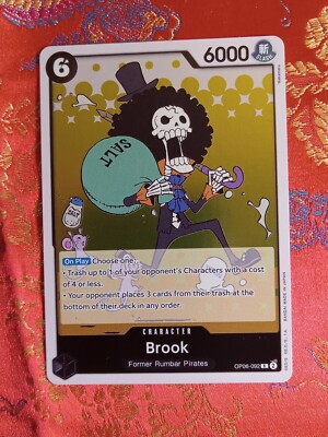 one piece wings of the captain rare cards Brook op06-092 Wings of the Captain ONE PIECE Card CCG RARE TCG rumbar  pirates