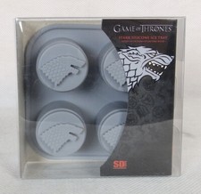 Game of Thrones Stark Silicone Ice Tray Eisw&uuml;rfelform f&uuml;r 4 Eisw&uuml;rfel