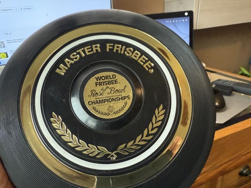 Wham-o Frisbee 1974 Double label Master Frisbee Rose Bowl World Championship - Picture 14 of 14