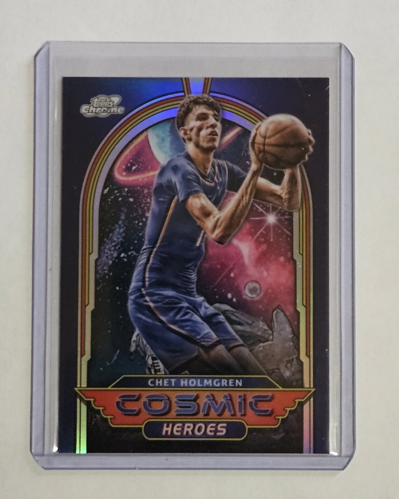 2023-24 Topps Chrome Cosmic NBA Chet Holmgren "Cosmic Heroes" -  Case Hit