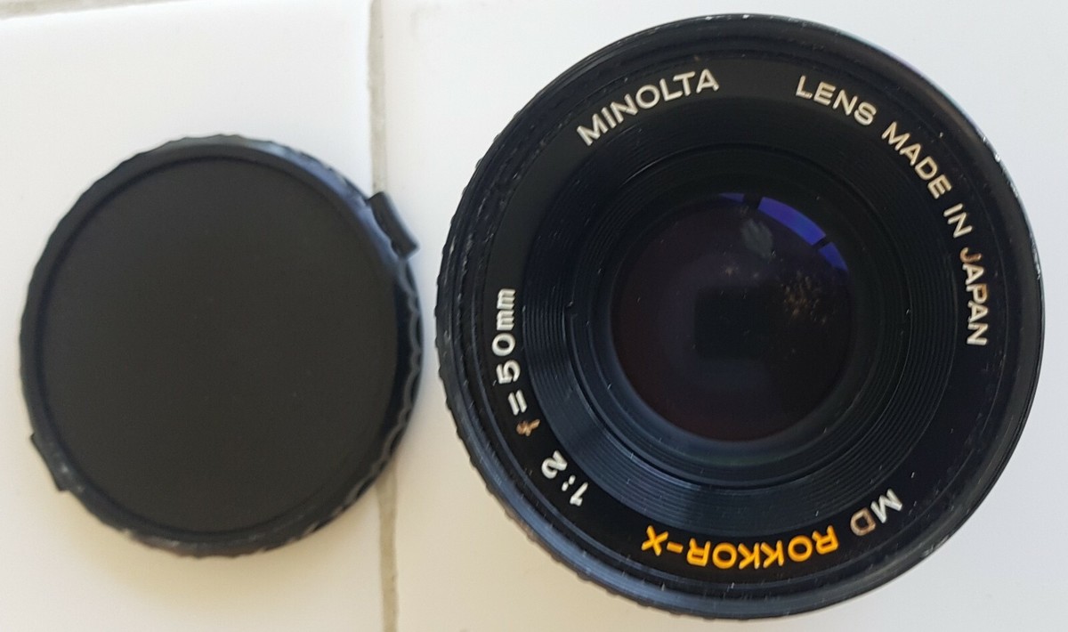 Minolta MD Rokkor-X 1:2 f=50mm Camera Lens /incl. lens cap | eBay