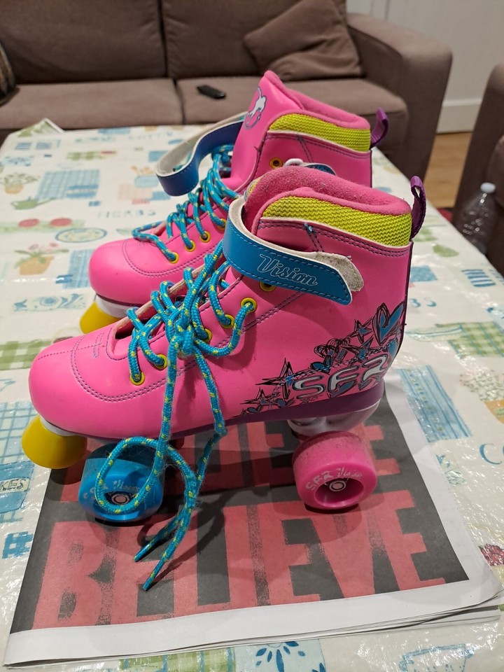 SFR Vision Quad Roller Skates Size 4 EU 37 For Size 3 Small