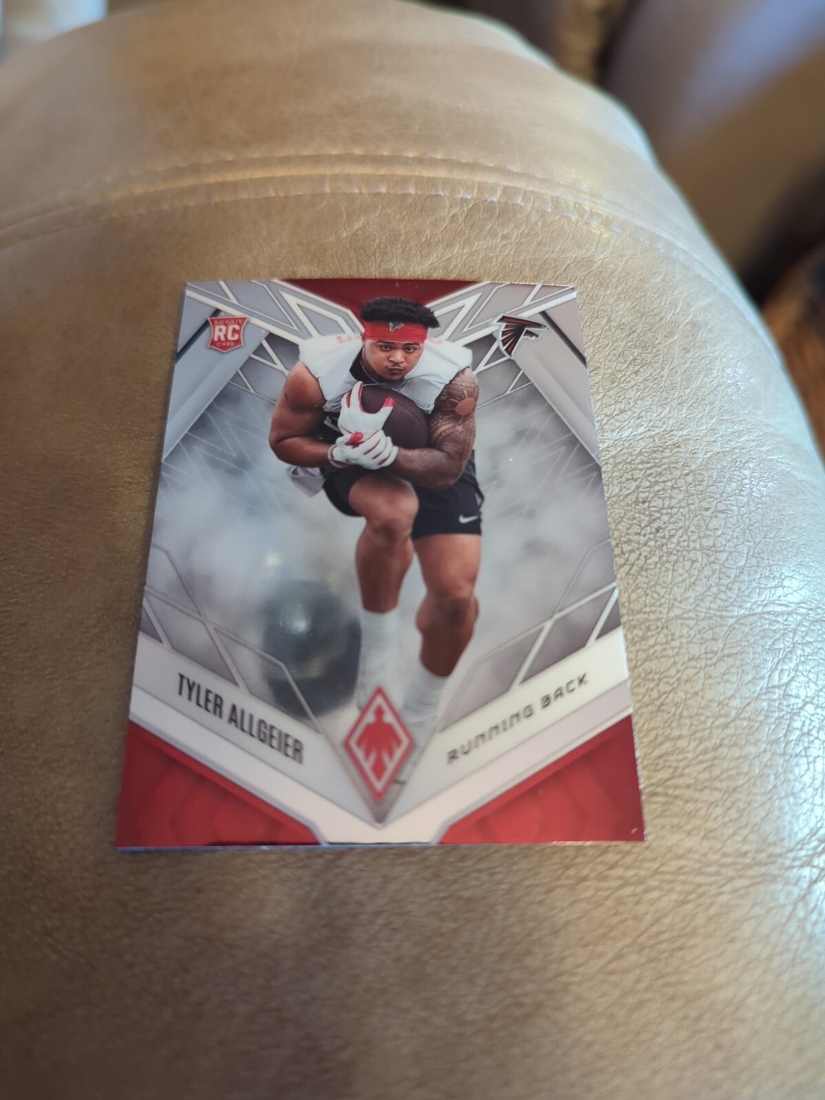 2022 Panini Phoenix Football Tyler Allgeier Rookie Card #144 Atlanta Falcons