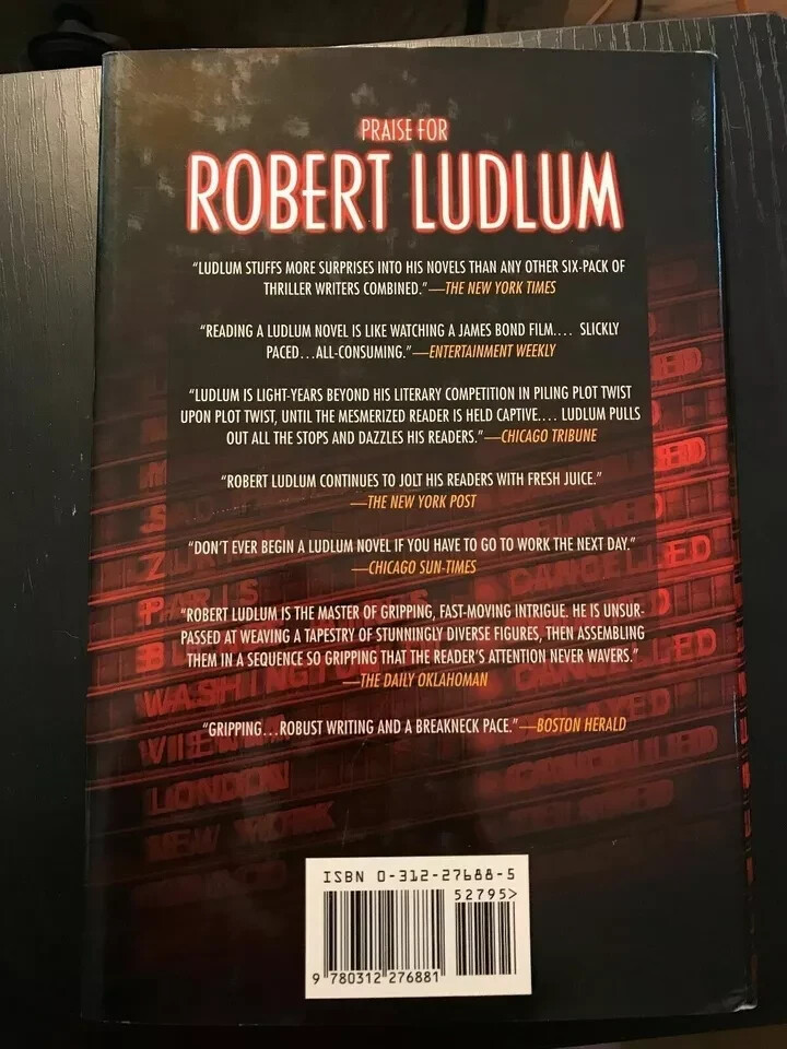 ROBERT LUDLUM THE SIGMA PROTOCOL FIRST EDITION HARDCOVER