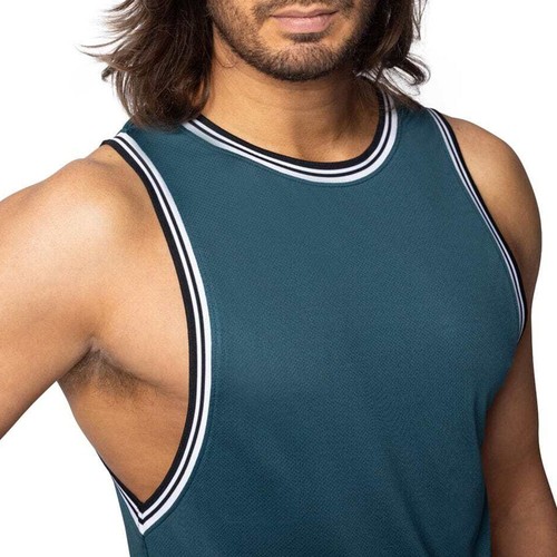 BIKE Sideline Mesh Tank BAM145 Green - 第 3/5 張圖片