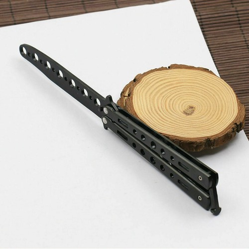 Black Butterfly Comb Toy Trainer Steel Unsharpened Practice Tool Metal - Picture 4 of 11