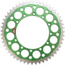 Renthal Twinring Heavy Duty Rear Sprocket - Green - 51T - 112052051GPGN