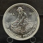1987 1 oz Silver Round - Engelhard Prospector (Eagle Reverse)