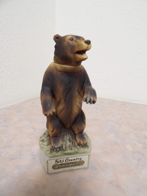 Ski Country RARE Sample BROWN kODIAK Bear Miniature Decanter NOT MASS PRODUCED