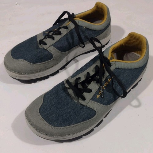 Astral Donner Hemp Hiking Trail Shoes Sneakers Size 8 Gray Lace Up Canvas Travel