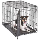Dog Crate 30 Inch Folding Portable Medium Breeds 40 lb Model 1530 21-40 MidWest