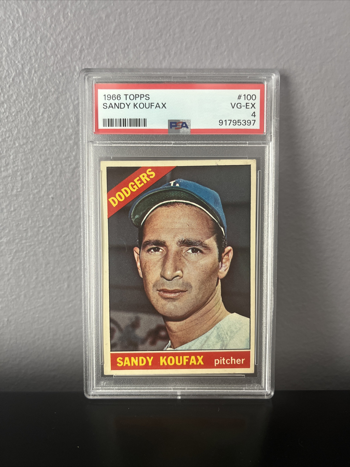 1966 Topps Sandy Koufax #100 PSA 4!!