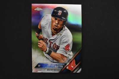 2016 Topps Chrome Mookie Betts Refractor #161 Boston Red Sox