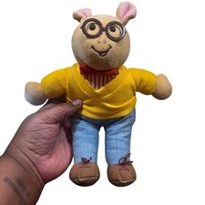 Vintage 1996 Eden Arthur Plush Doll 10  Marc Brown Toys PBS Kids Television TV