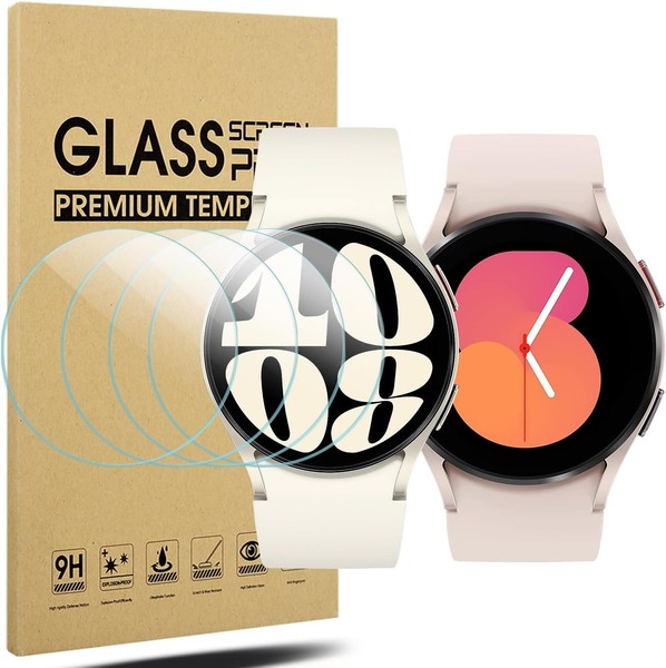Displayschutz 9H GehäRtetes Glas FüR Galaxy Watch 5 6 7 40Mm Anti-Kratzen-image