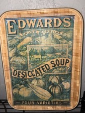 Vintage Edwards Desiccated Soup Advertising T...