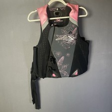 Stearns V-Flex Women  s Large Type III Life Vest PFD USCG Approved Boating Sports