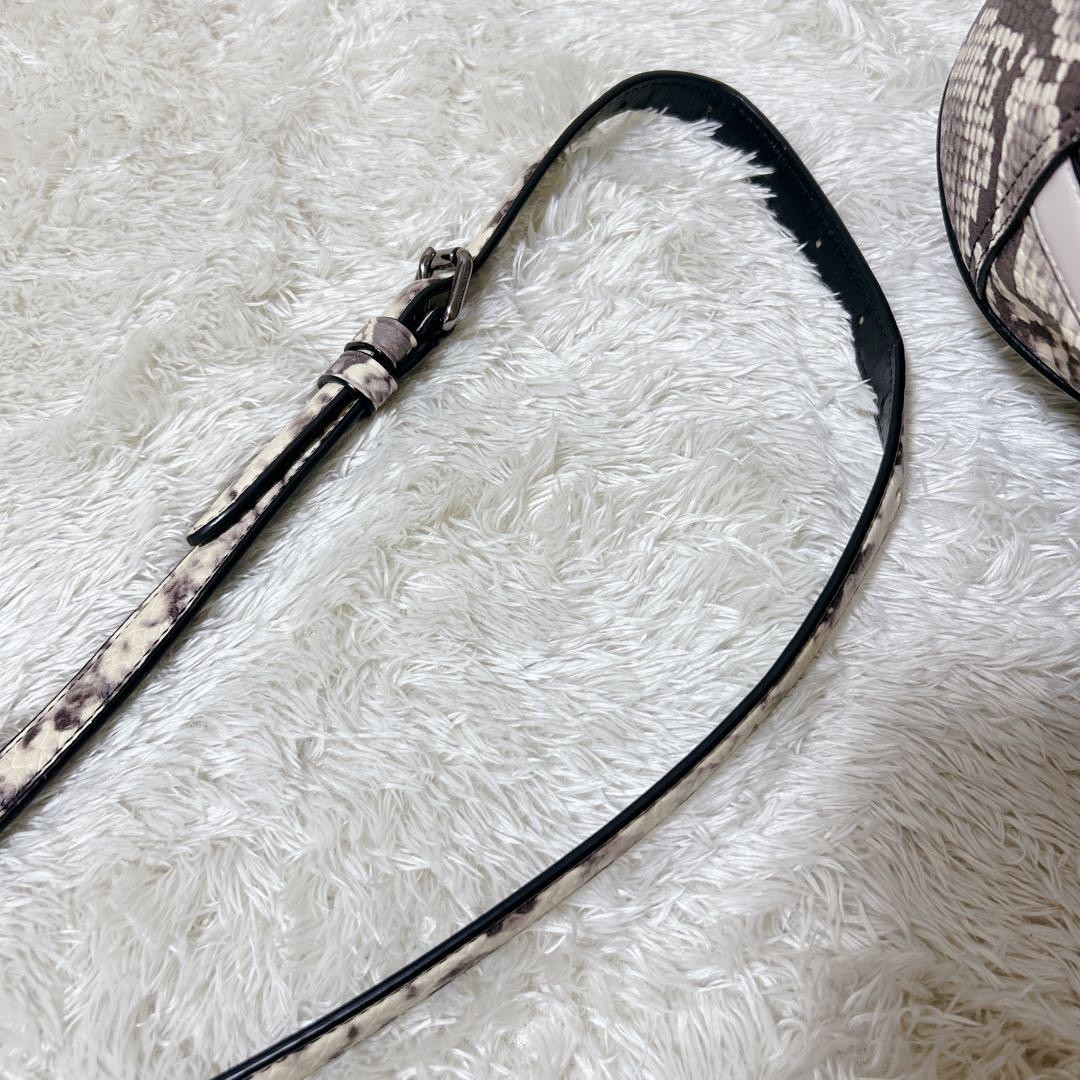 Extreme COACH 2way Shoulder Bag Python Pattern Ha… - image 10