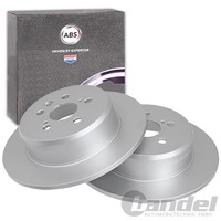 2X ABS Bremsscheiben 288Mm Voll Hinten Passend FüR Toyota Avensis | 17170