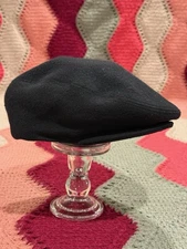 Country Gentleman Derby Hat Osfm Vintage 1/2 Wool 1/2 Cashmere size Medium Black