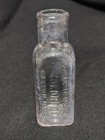 Vintage Carpenter Morton Co Colorite 4" Clear Glass Bottle Empty With No Lid — photo 1